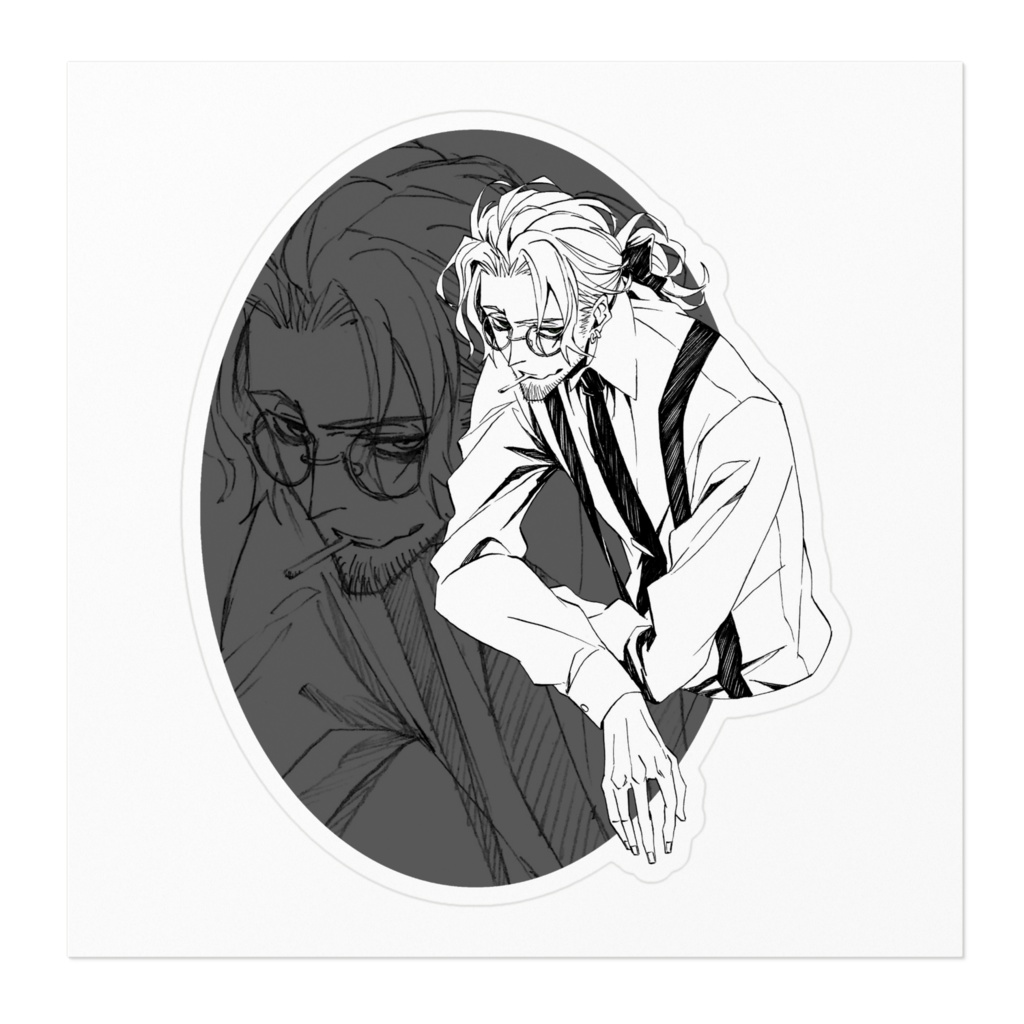 レオン サークル -ステッカーver.G-