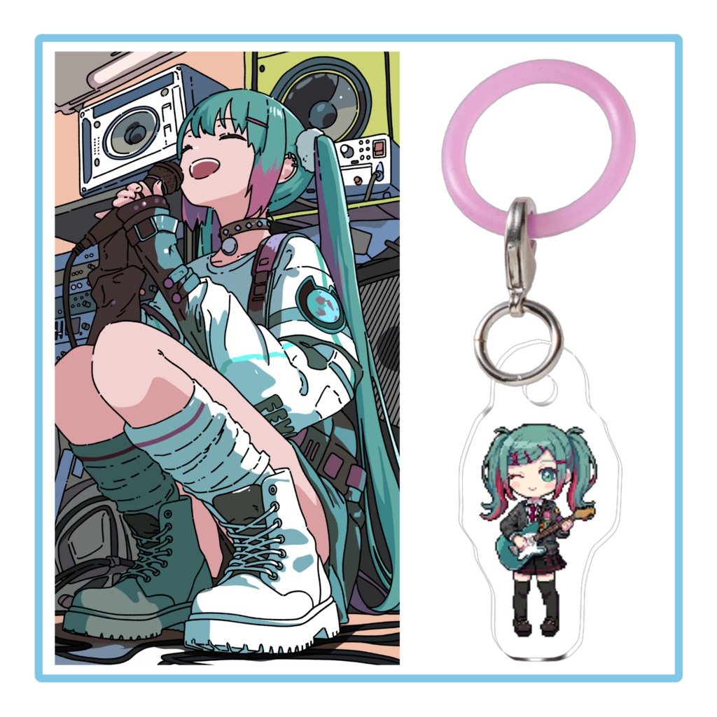 めじるしチャーム&ステッカーSET