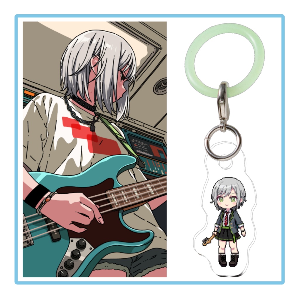 めじるしチャーム&ステッカーSET