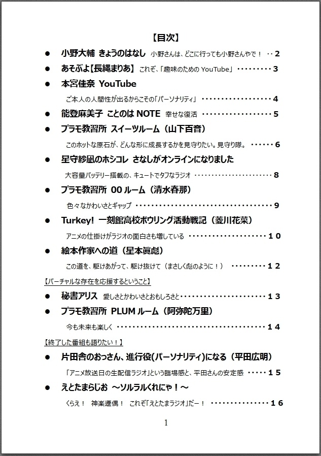 【PDF版】この声優ラジオはもっと聴かれて欲しい 2025夏