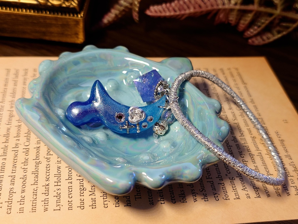 月の雫 ヘアゴム