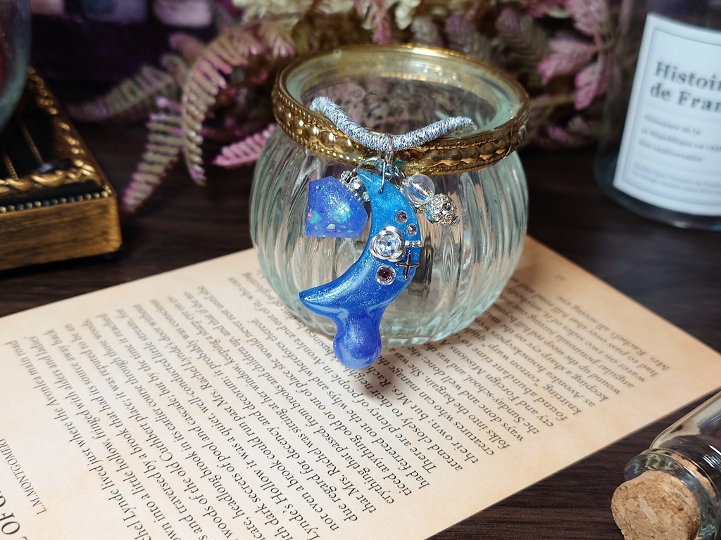 月の雫 ヘアゴム