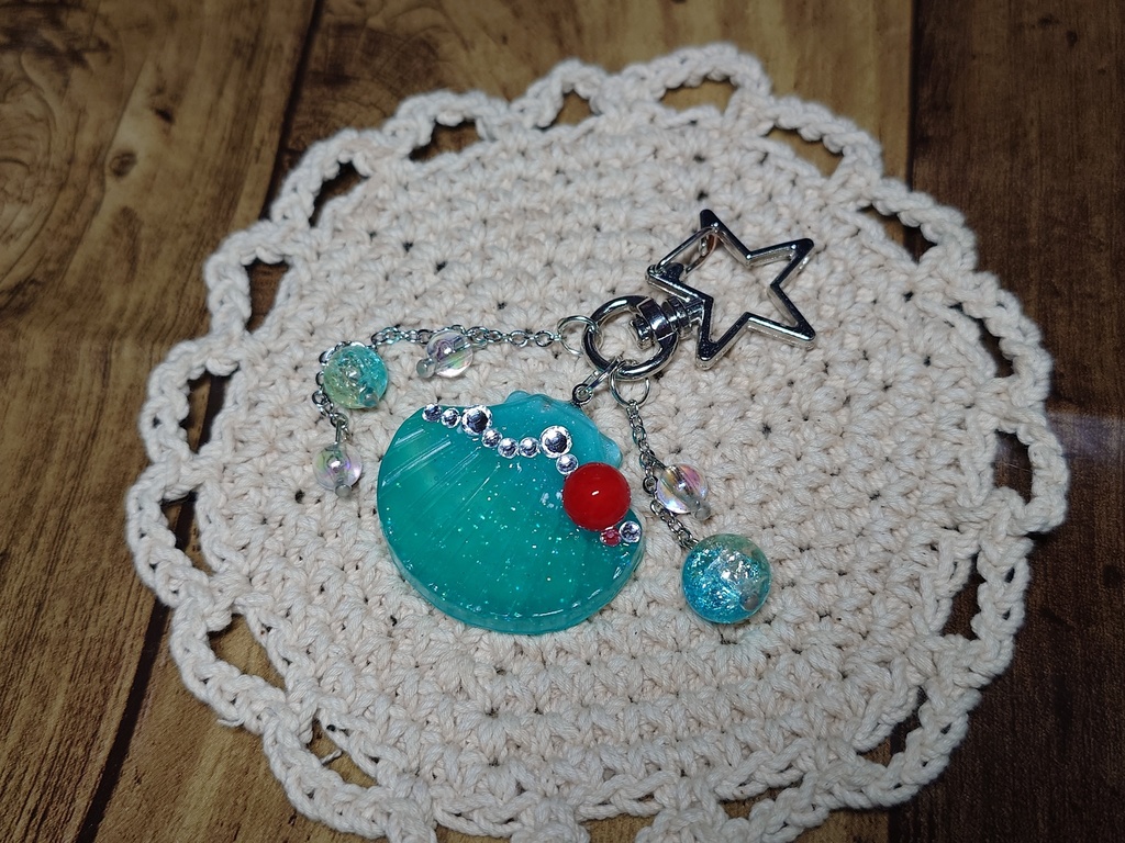 キラキラメロンソーダ キーホルダー