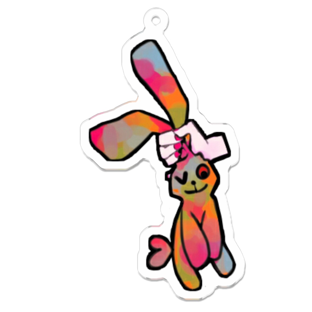 万華鏡兎 キーホルダー