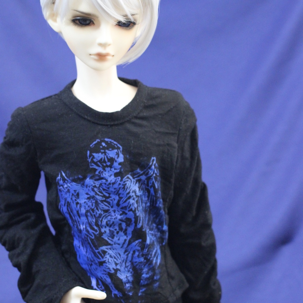 60センチドール用《プリントカットソー》