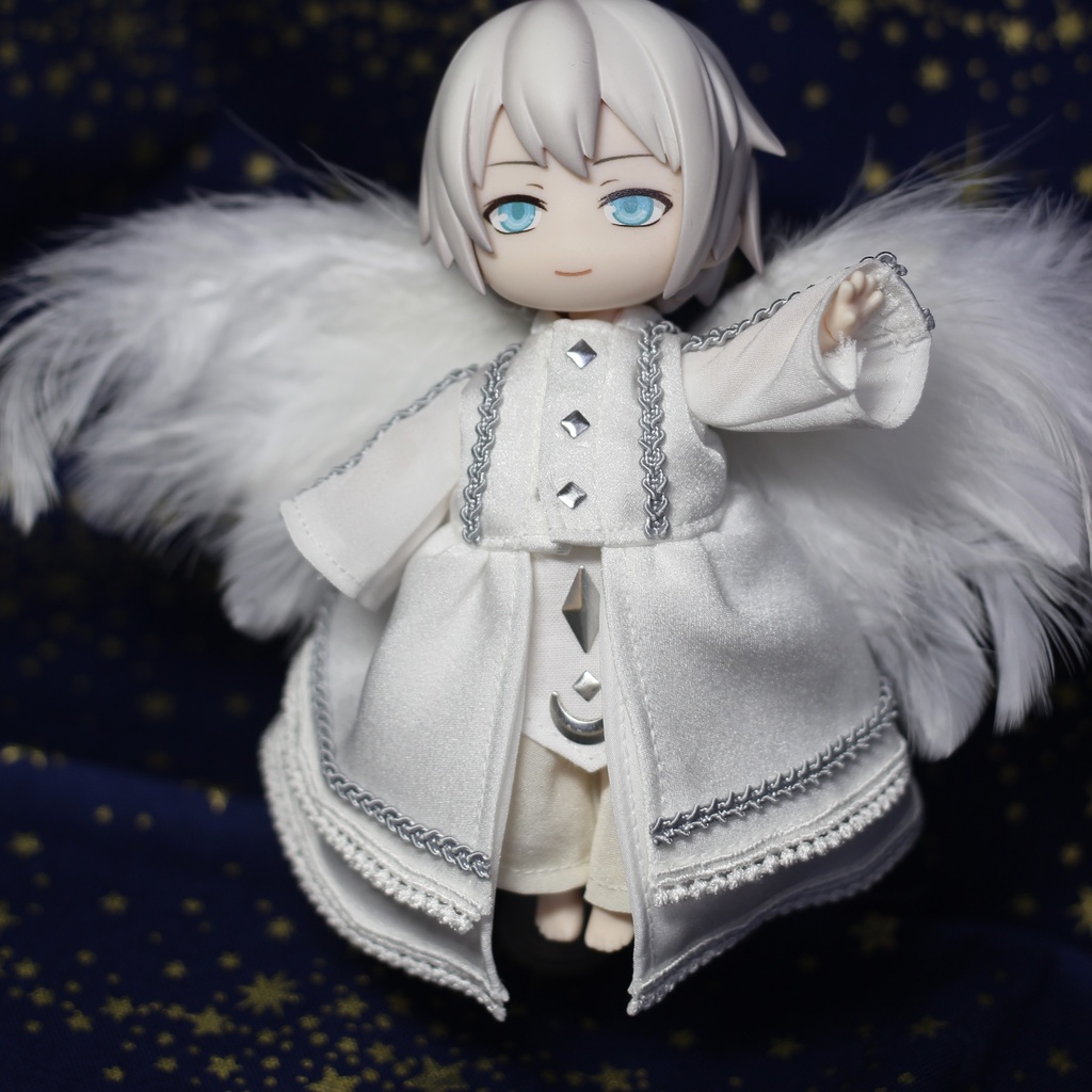 ねんどろいどどーる用洋服セット 白銀のオファニエル 浅葱色の箒星 Booth