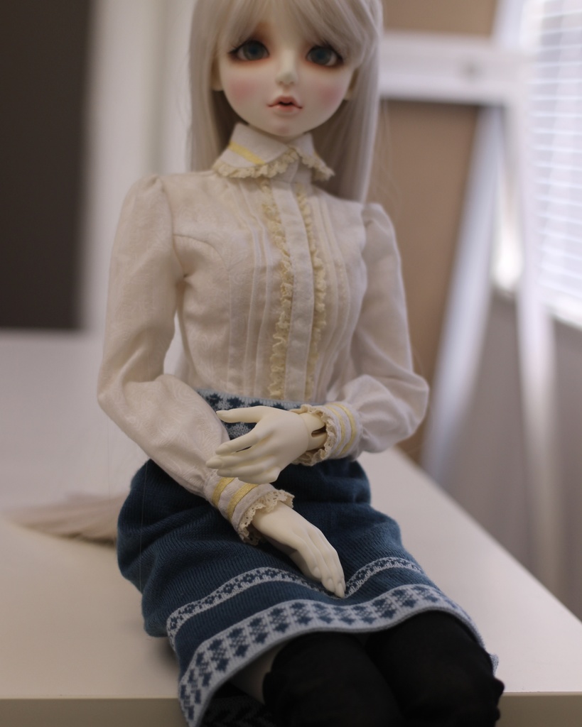 60センチドール用《リメイク・ニットスカート》