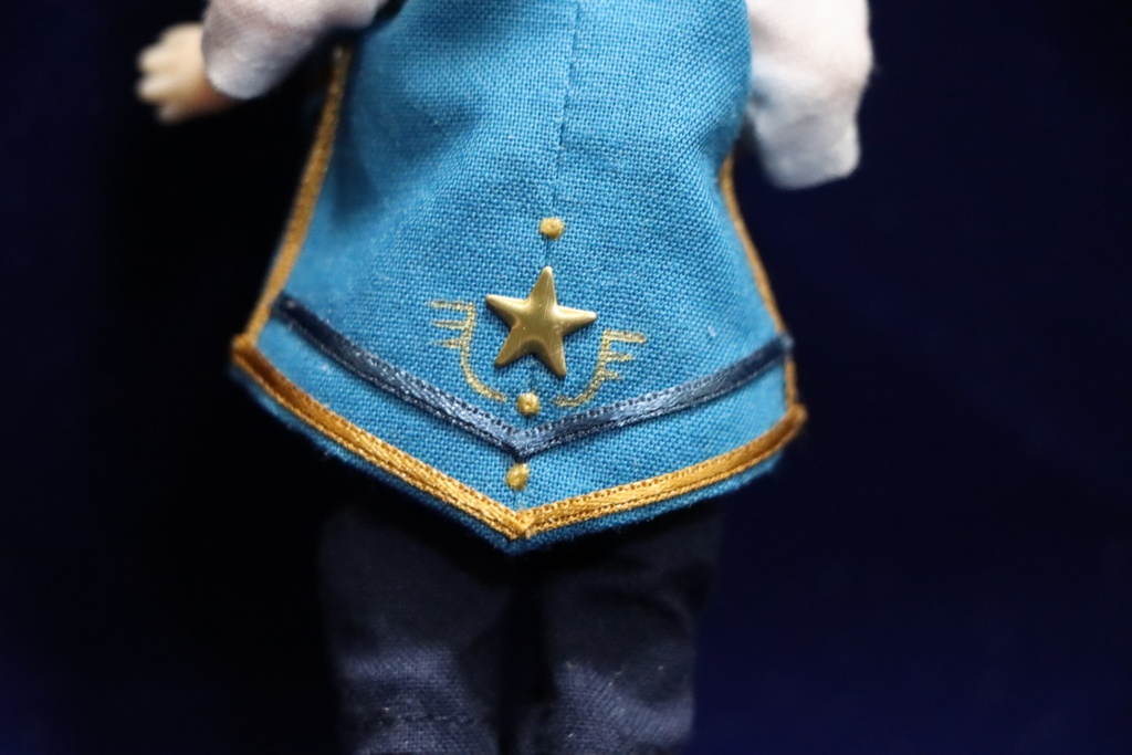 ねんどろいどどーる用洋服セット《カエルムベスト》