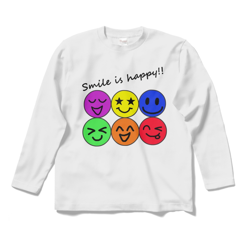 Everyone Smile!!!ロングスリーブTシャツ