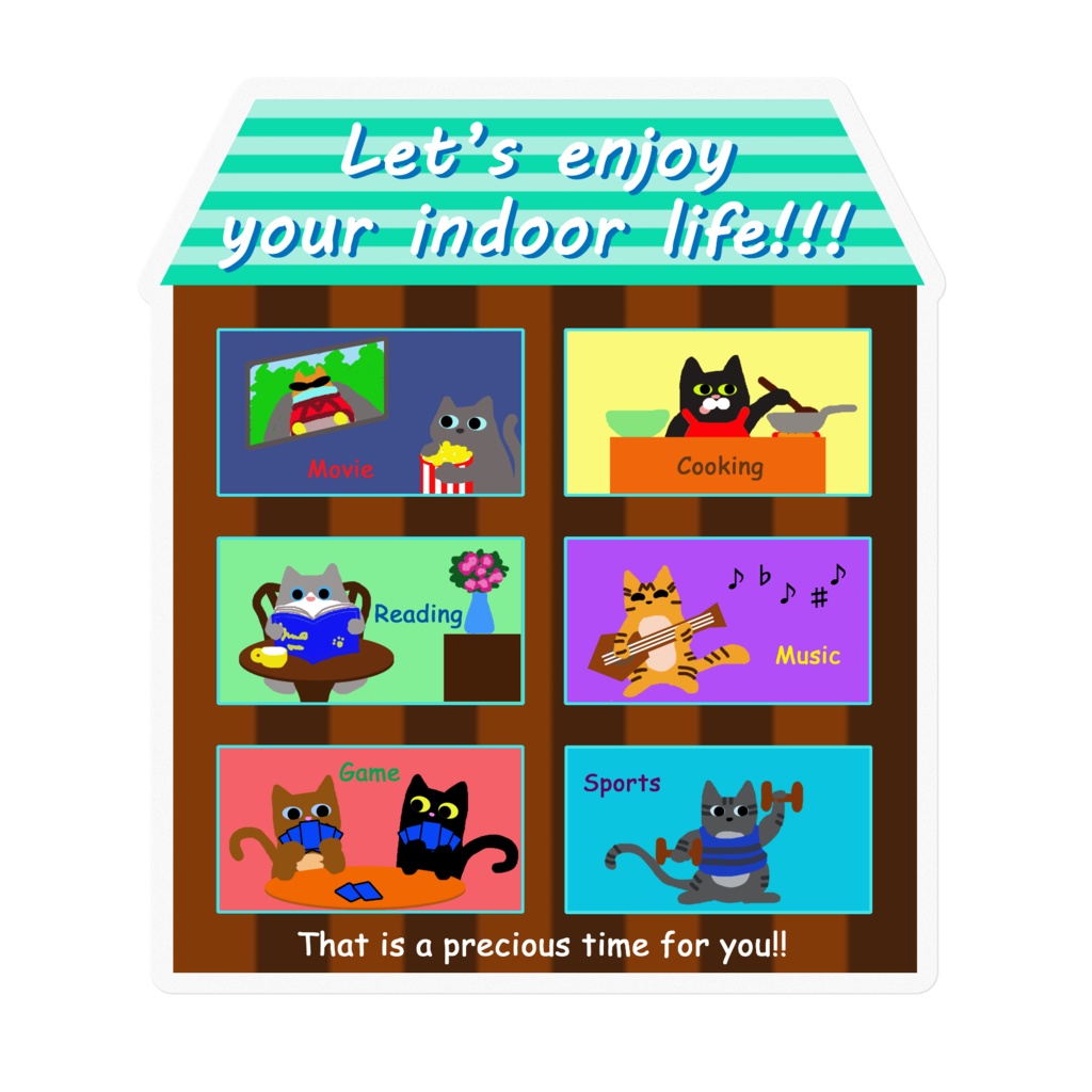 Stay Homeステッカー