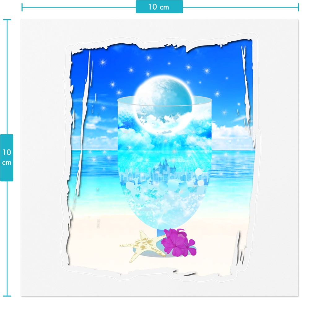 海と空色のcream soda