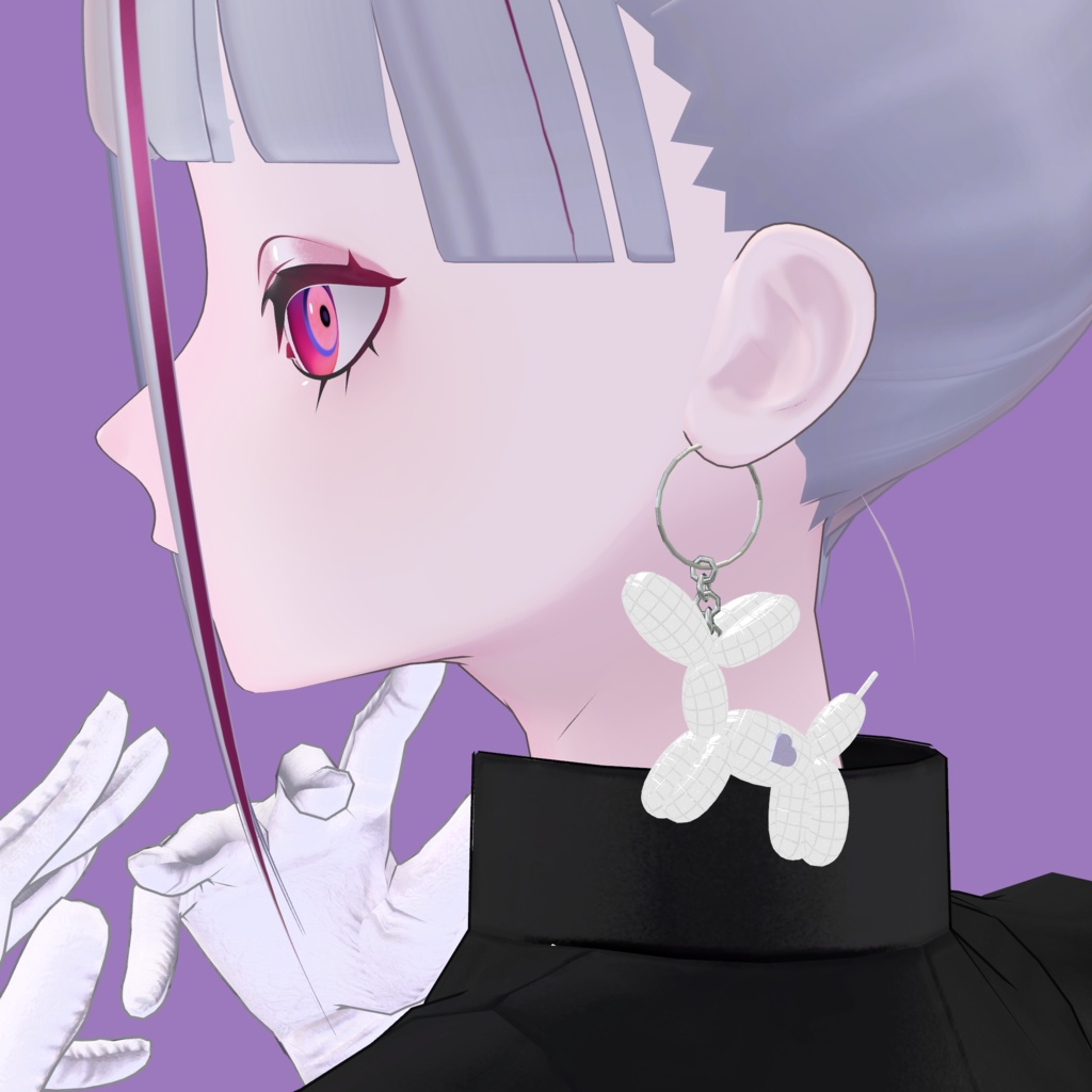 balloon dog ピアス