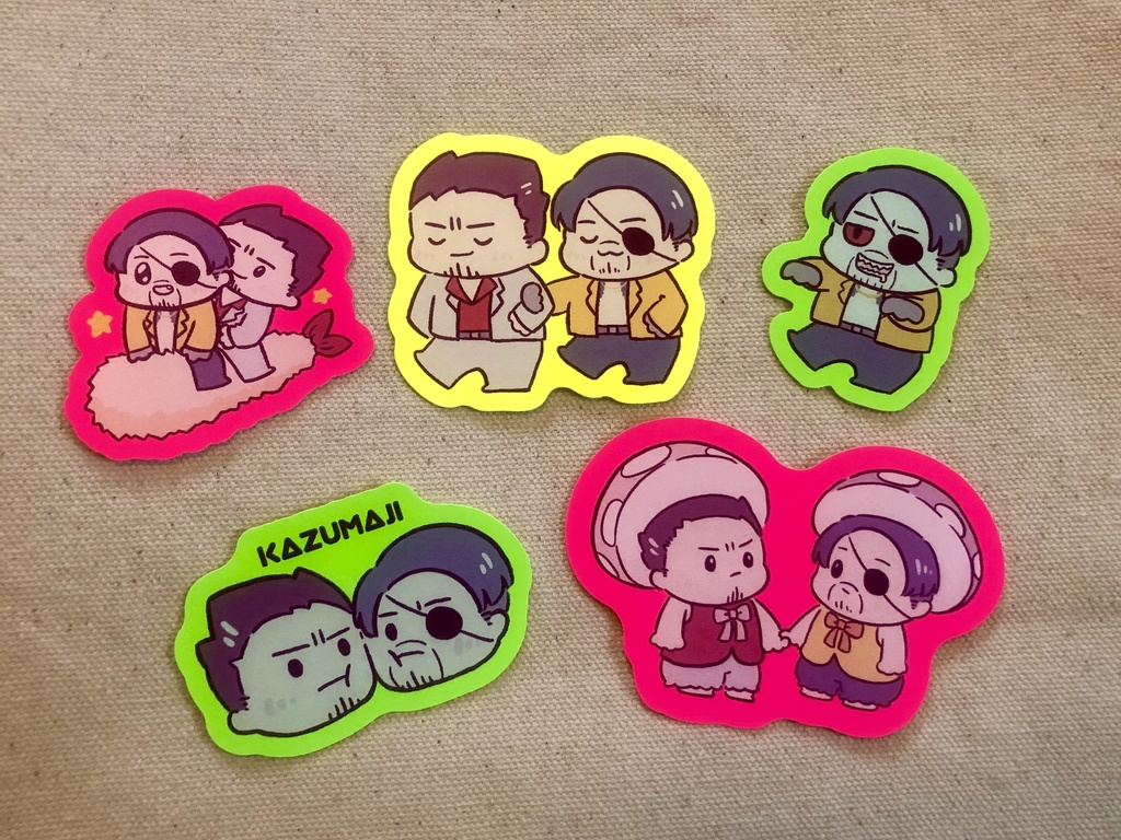 きりまステッカー5種セット