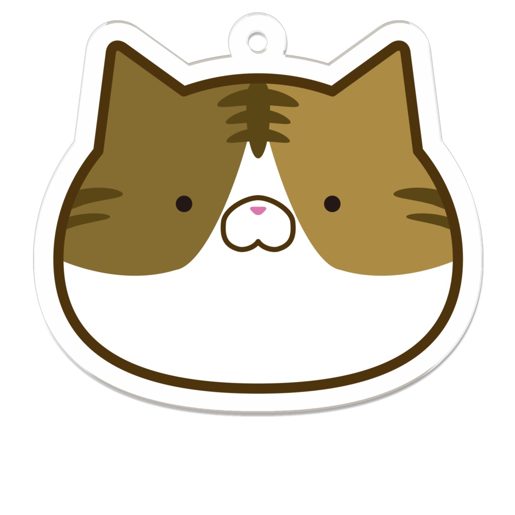 しまみけ(ダイカットアクリルキーホルダー)
