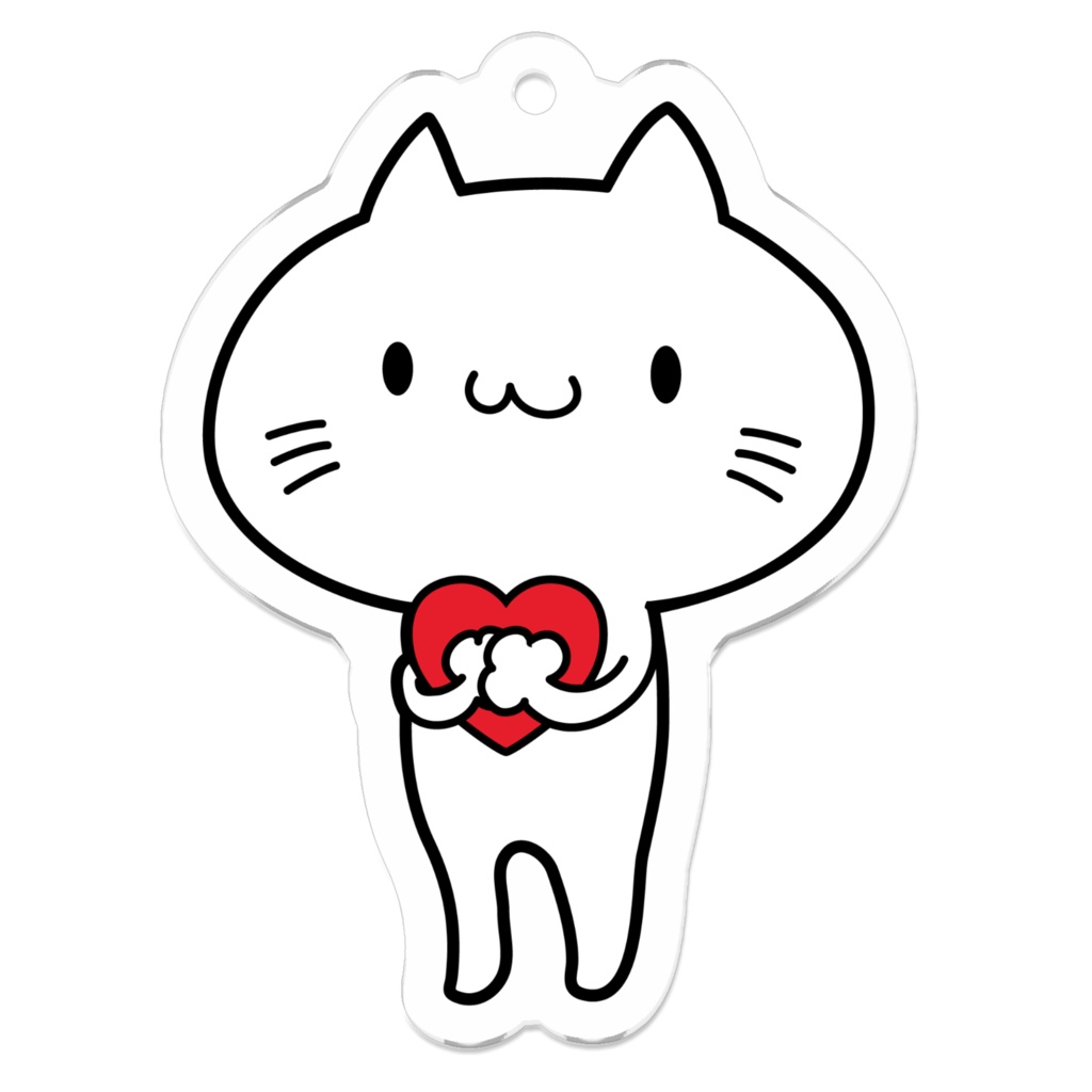 ちびねこ（アクリルキーホルダー）