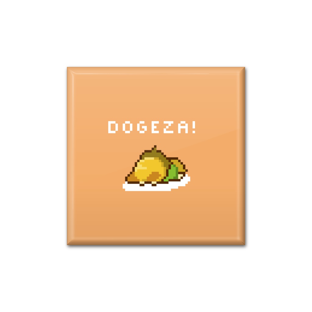 DOGEZAきつね缶バッジ