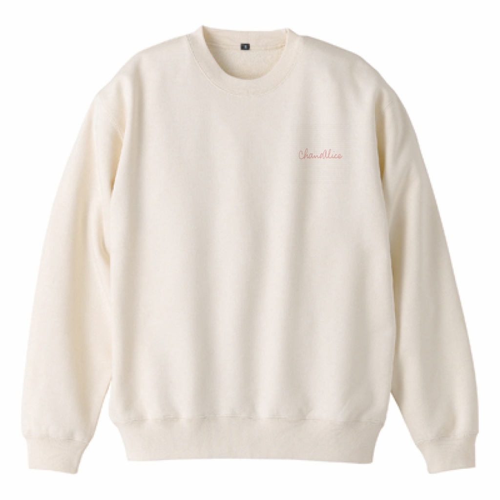 ちゃのアリス スウェット(白)