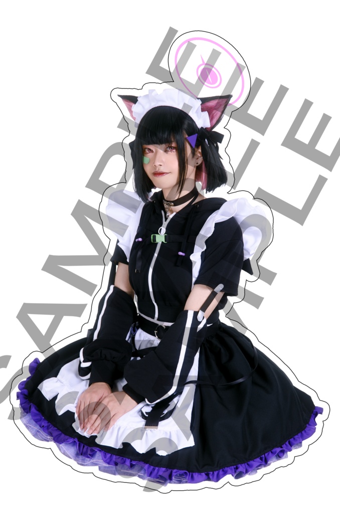 [C108]コスプレアクリルスタンド（カフェメイド衣装カズサ）