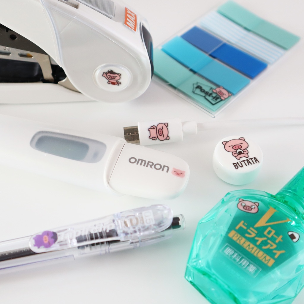 ぶたたネイルシール