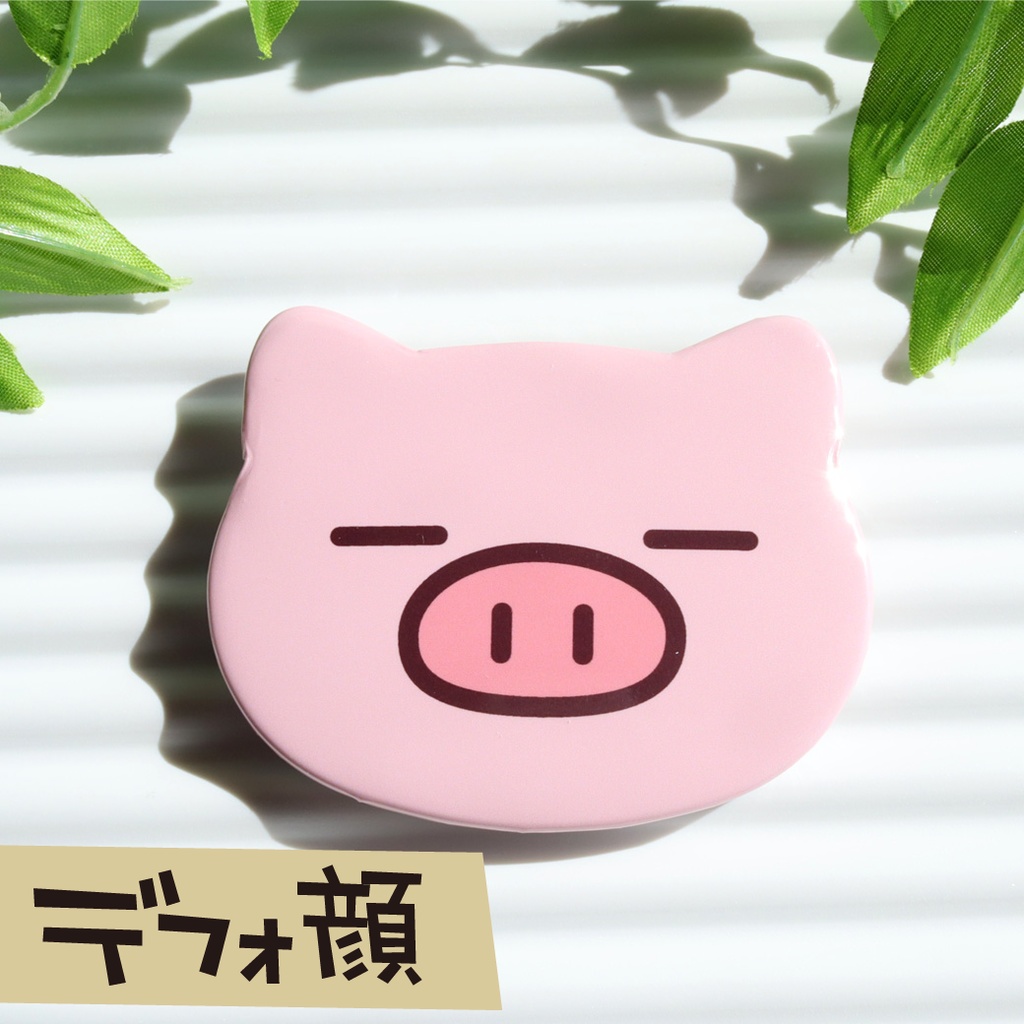 顔だけ星人缶バッジ