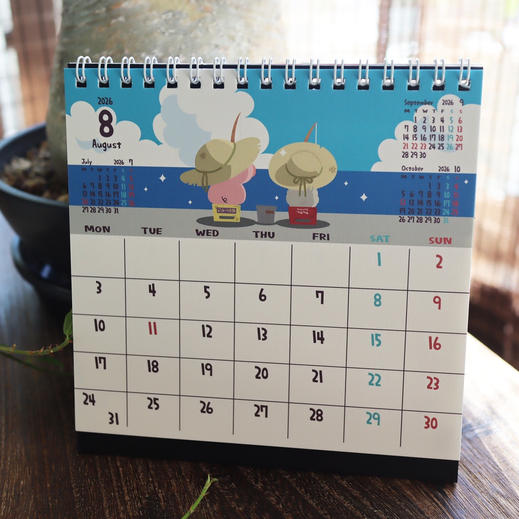 ぶたたカレンダー2026