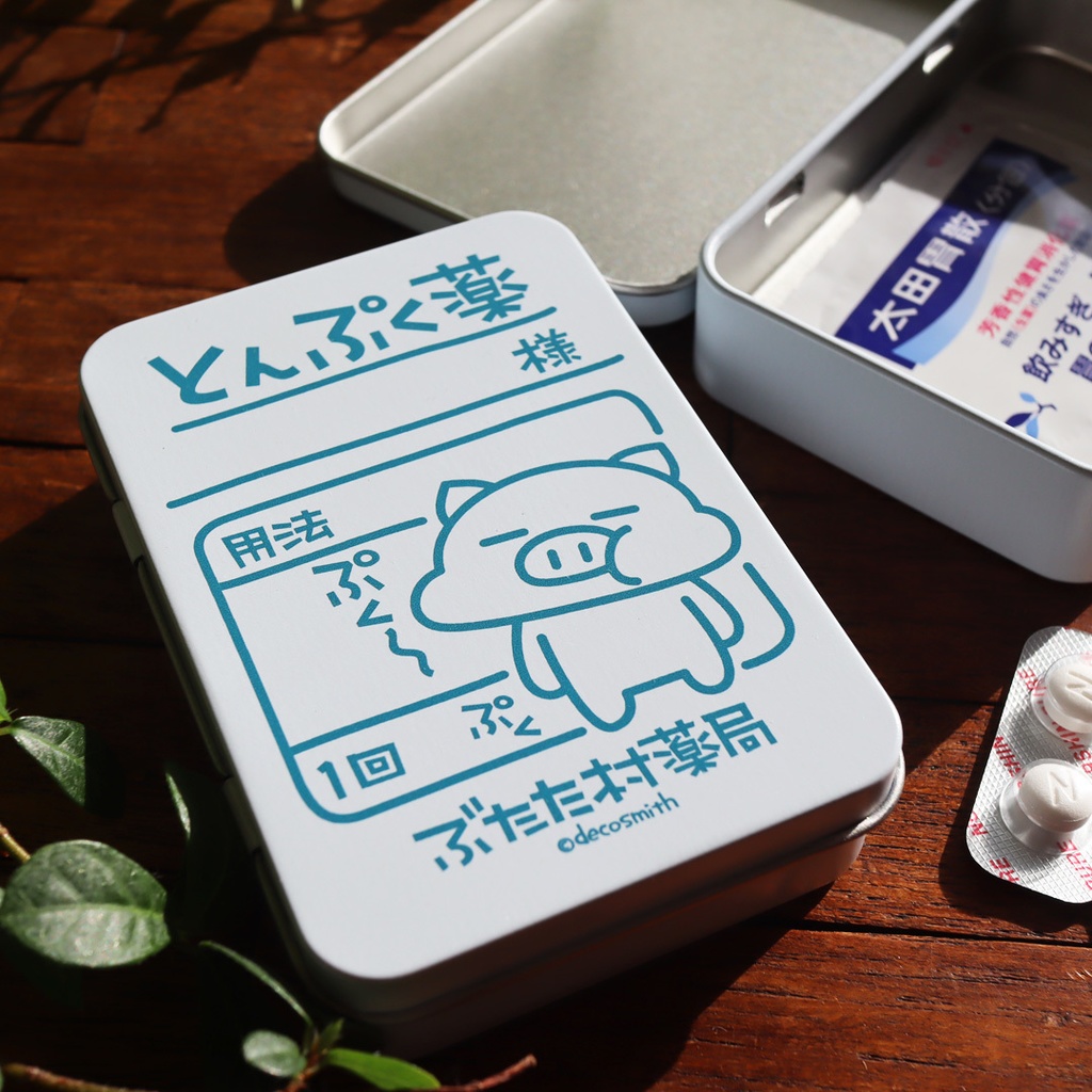 ぶたたのとんぷく缶ケースSサイズ