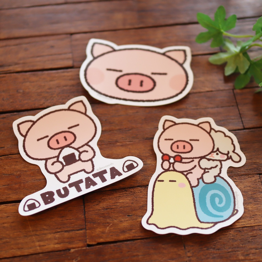 小さめのステッカー3種セット