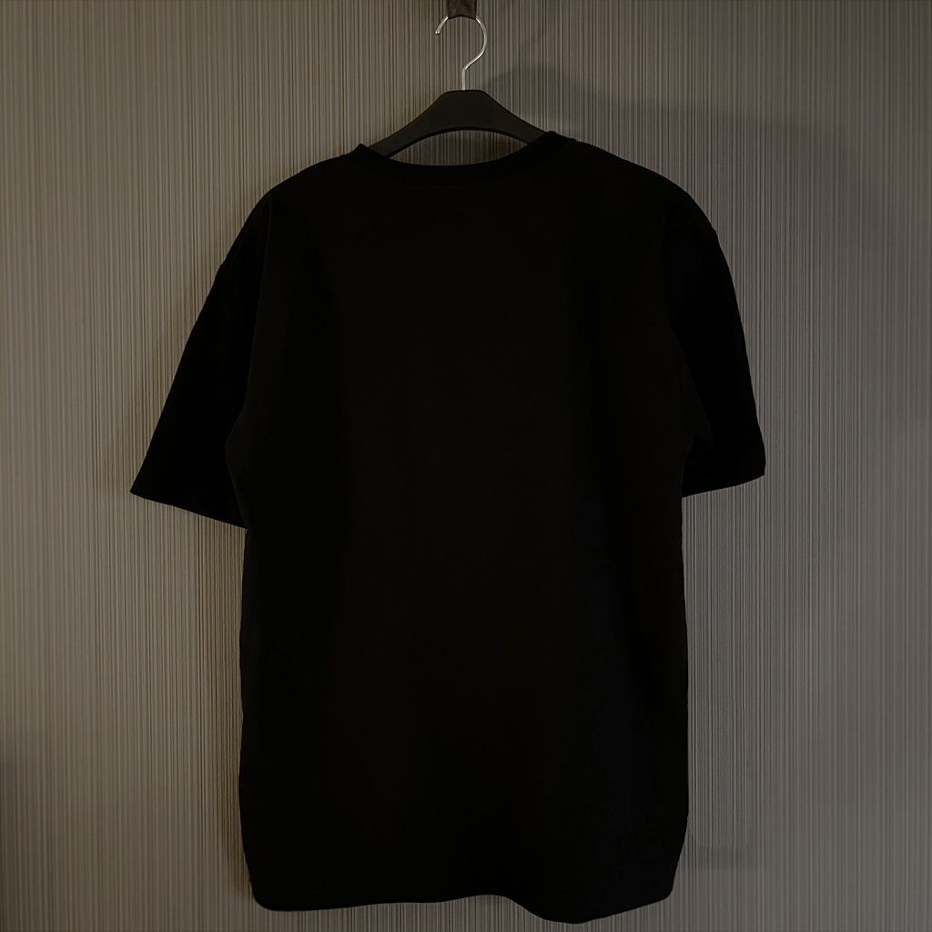 半袖 丁シャツ(黒)_アパート