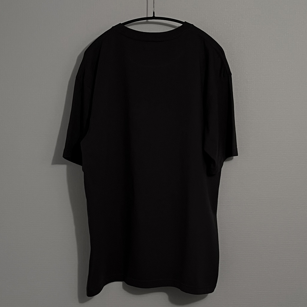 半袖丁シャツ(墨)_洗濯機