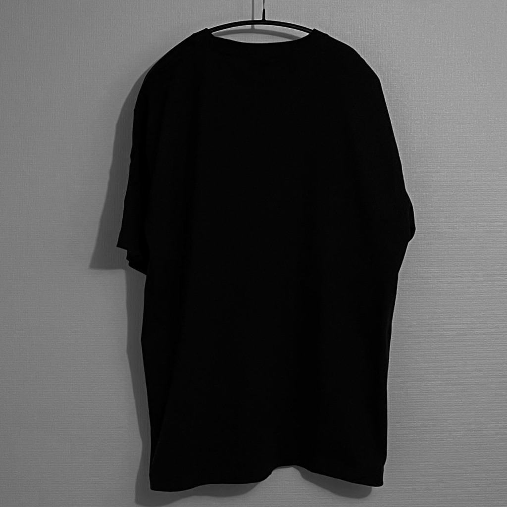 ※受注生産※ 半袖Tシャツ(黒)_空寝入生呿呻