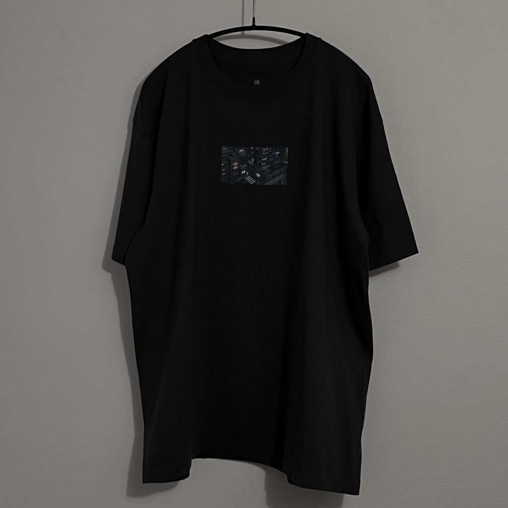 ※受注生産※ 半袖Tシャツ(黒)_空寝入生呿呻
