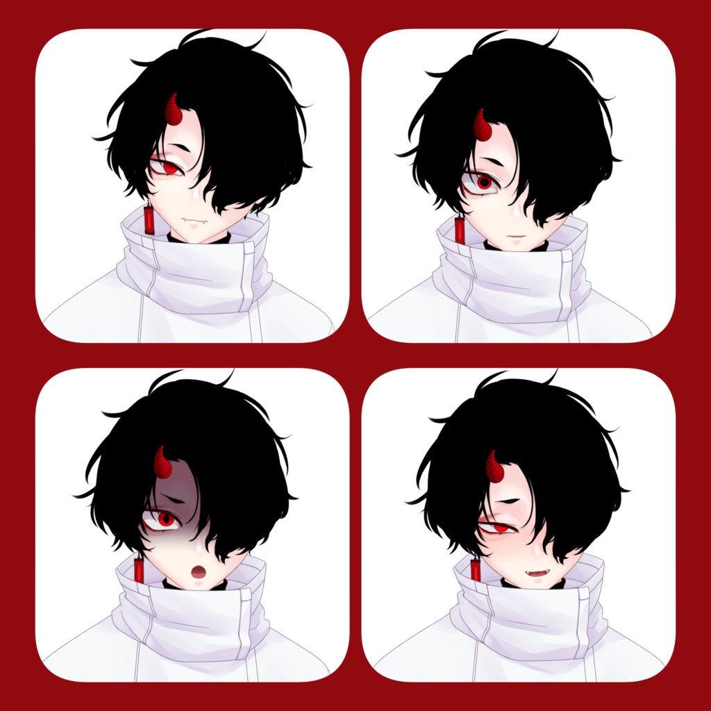 【Live2D model】オニノコ 赤【VST対応】