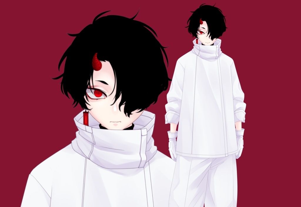 【Live2D model】オニノコ 赤【VST対応】