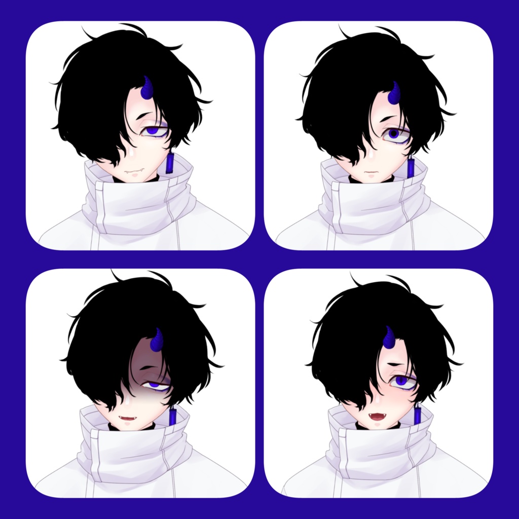 【Live2D model】オニノコ 青【VST対応】