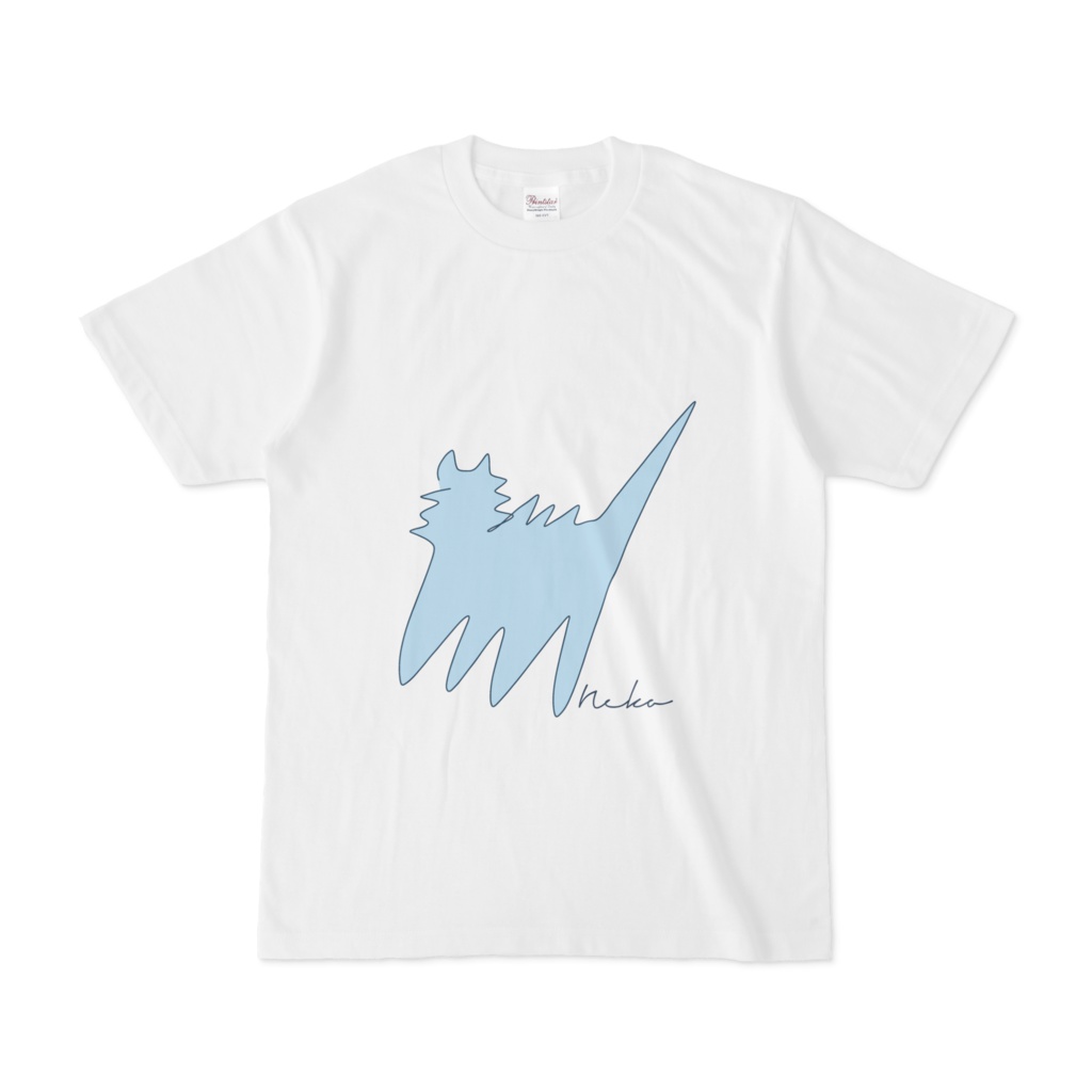 怒った猫のTシャツ