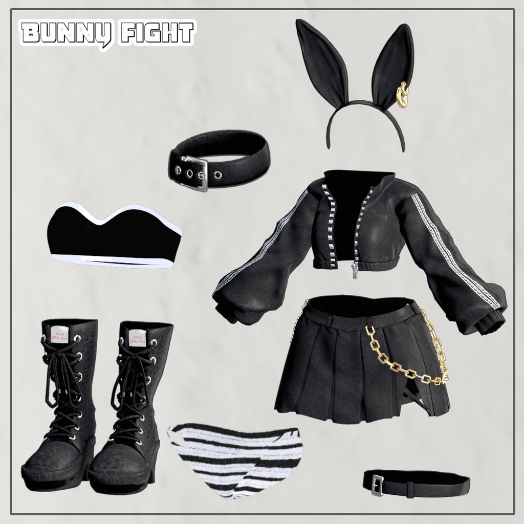 【4アバター対応】 🐰Bunny Fight🐰