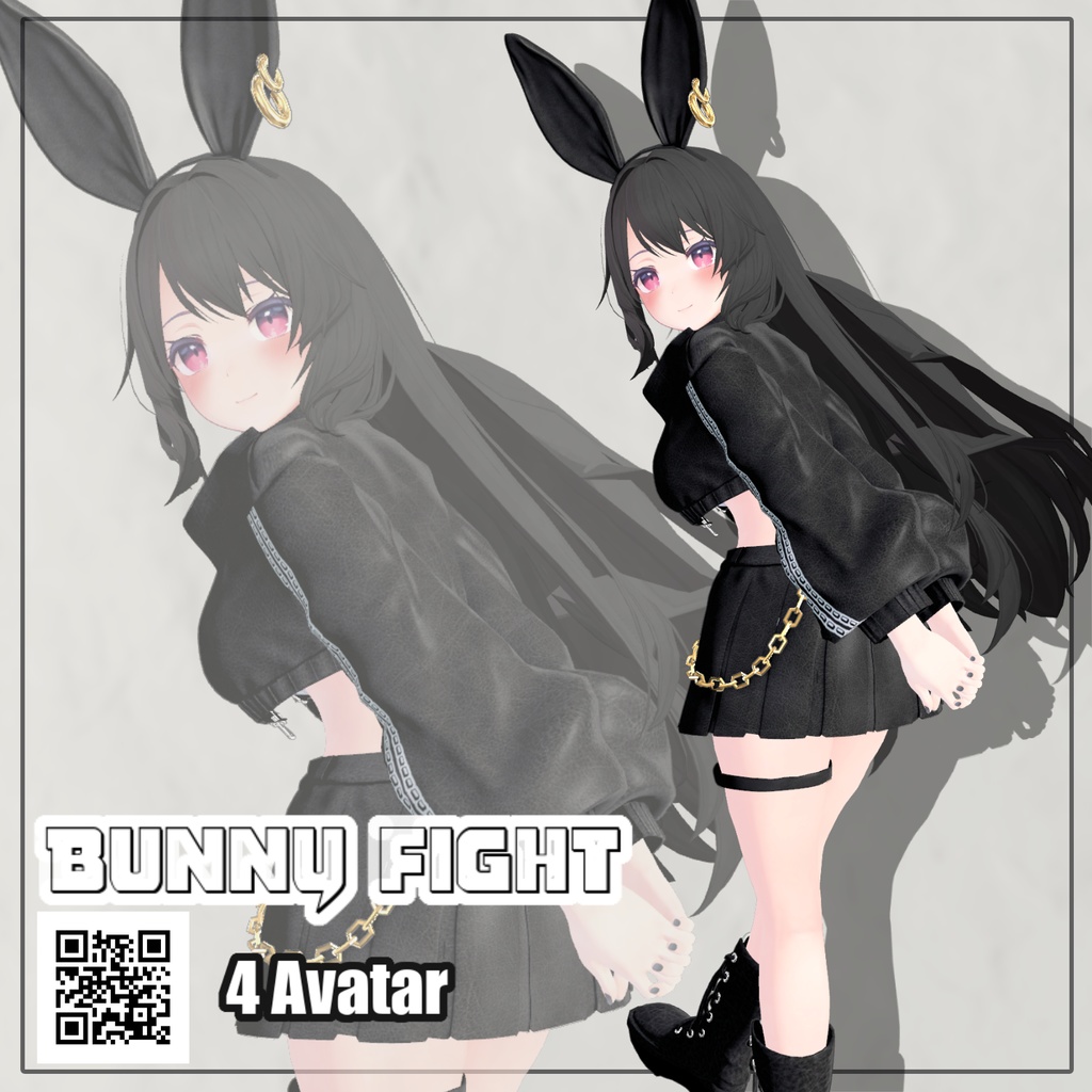 【4アバター対応】 🐰Bunny Fight🐰