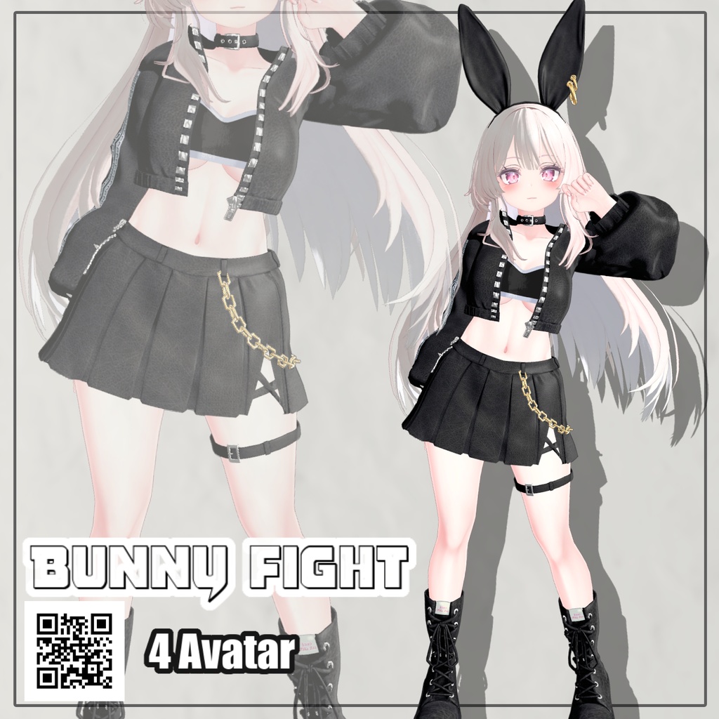 【4アバター対応】 🐰Bunny Fight🐰