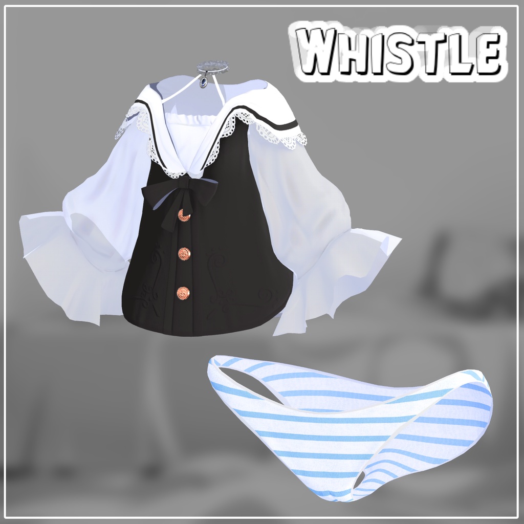 【5 Avatar】【PB】 Whistle 【VRChat想定】
