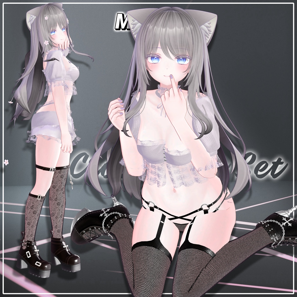 【5人】【PB】 Cross Shoes Set 【VRChat想定】