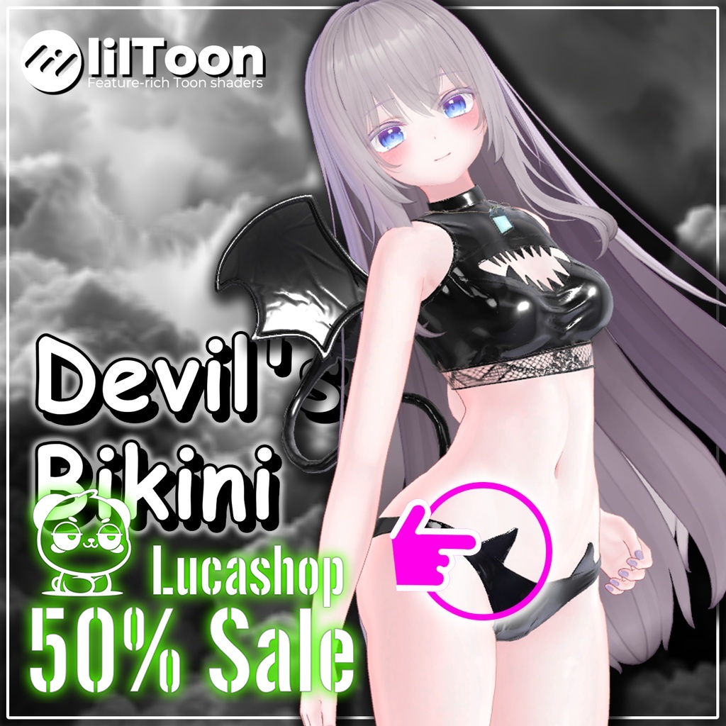 𝟓𝟎％ 𝐎𝐅𝐅 ✨【4人】【PB】 Devil's Bikini 【VRChat想定】