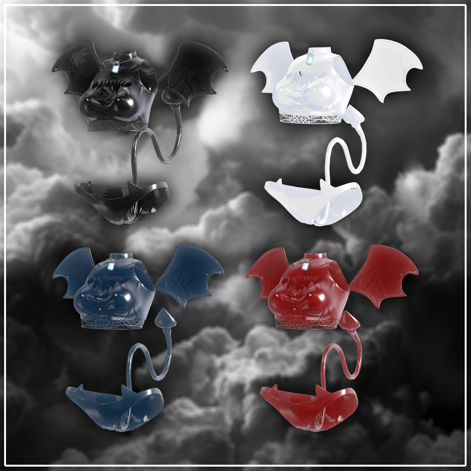 【4人】【PB】 Devil's Bikini 【VRChat想定】 - Luca - BOOTH