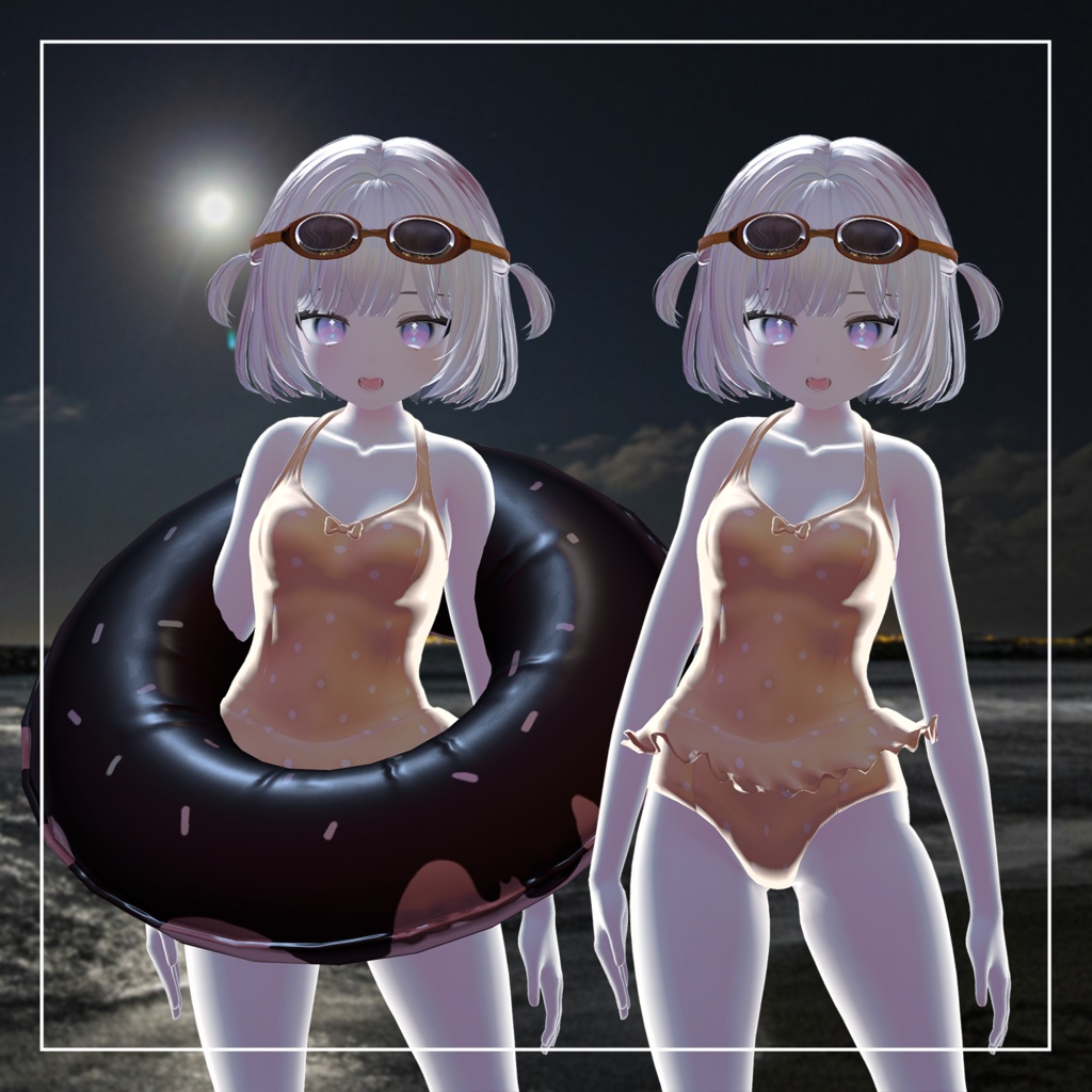 【6人】【PB】 Nonnon Swimsuit 【VRChat想定】