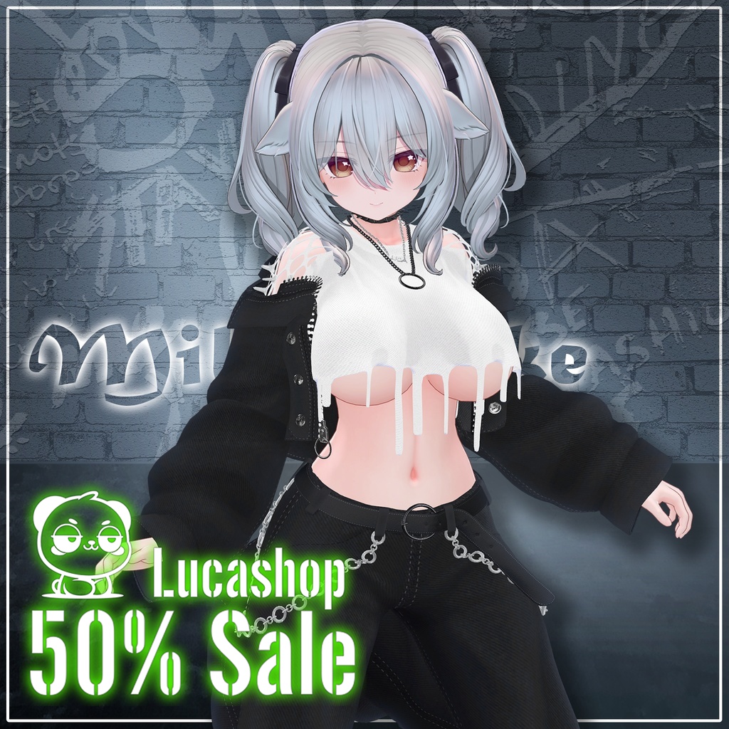 𝟓𝟎％ 𝐎𝐅𝐅 ✨【10人】【PB】 Milk Spike 【VRChat想定】