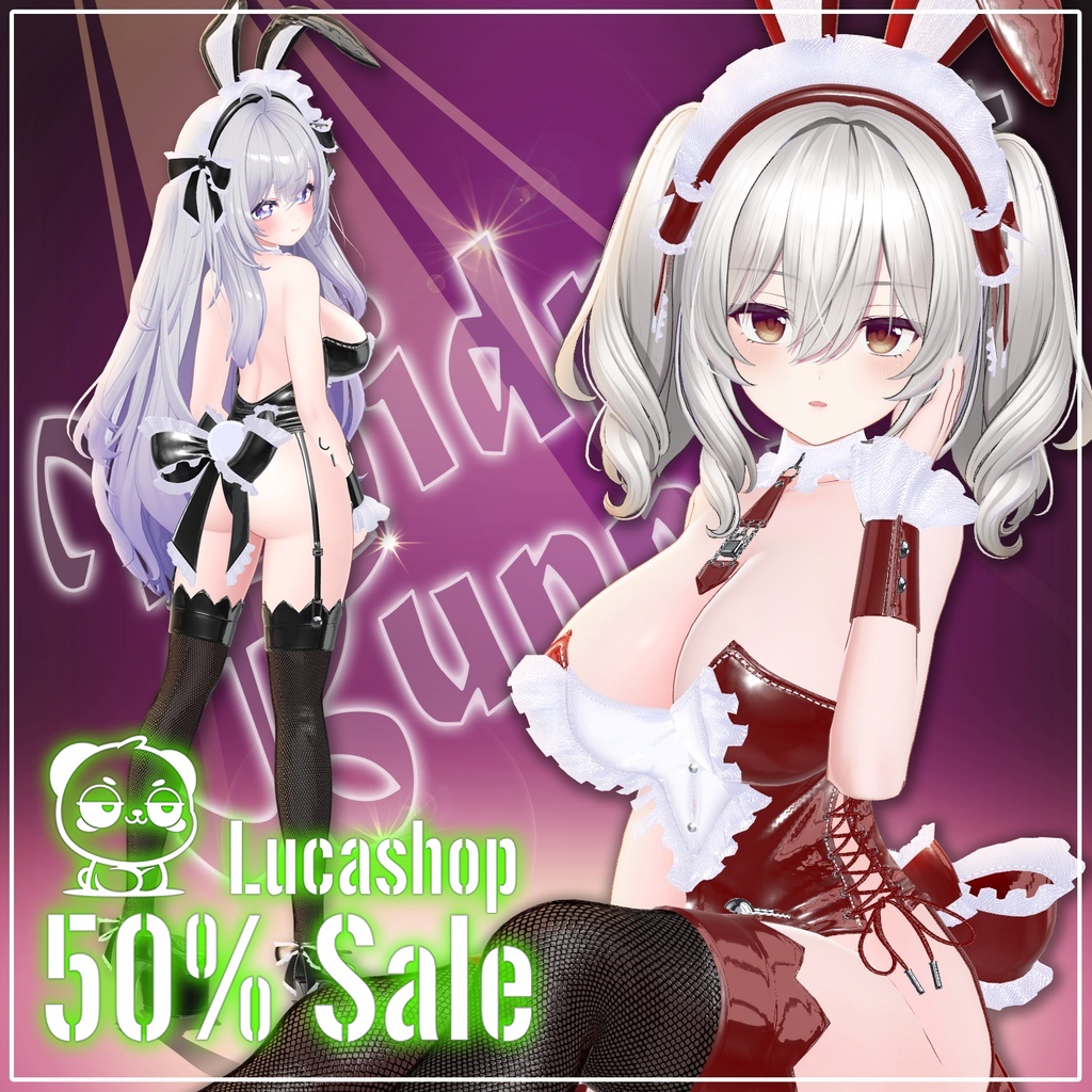𝟓𝟎％ 𝐎𝐅𝐅 ✨【9人】【PB】 Midnight bunny 【VRChat想定】