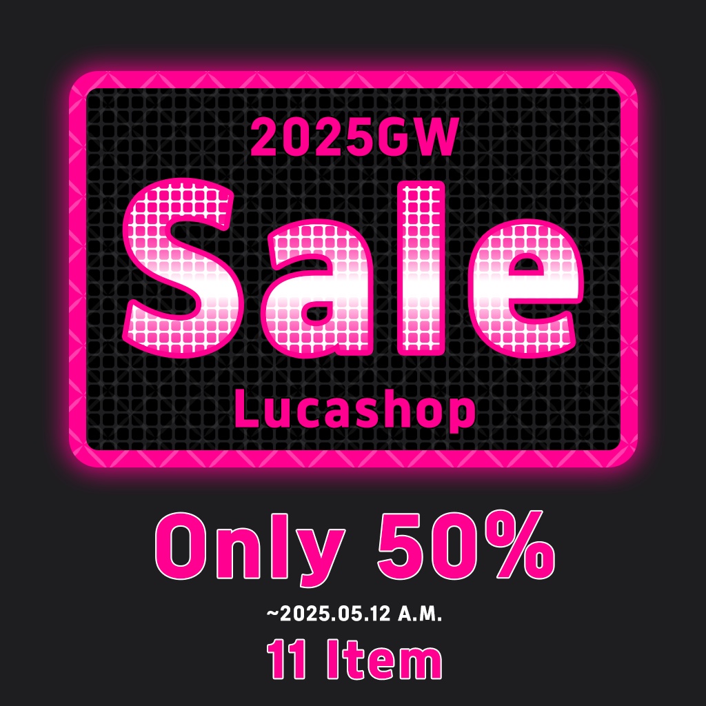 50% 𝓞𝓕𝓕 // Lucashop 『𝑮𝑾🏖️𝑺𝐀𝐋𝐄』 ~2025-05-12