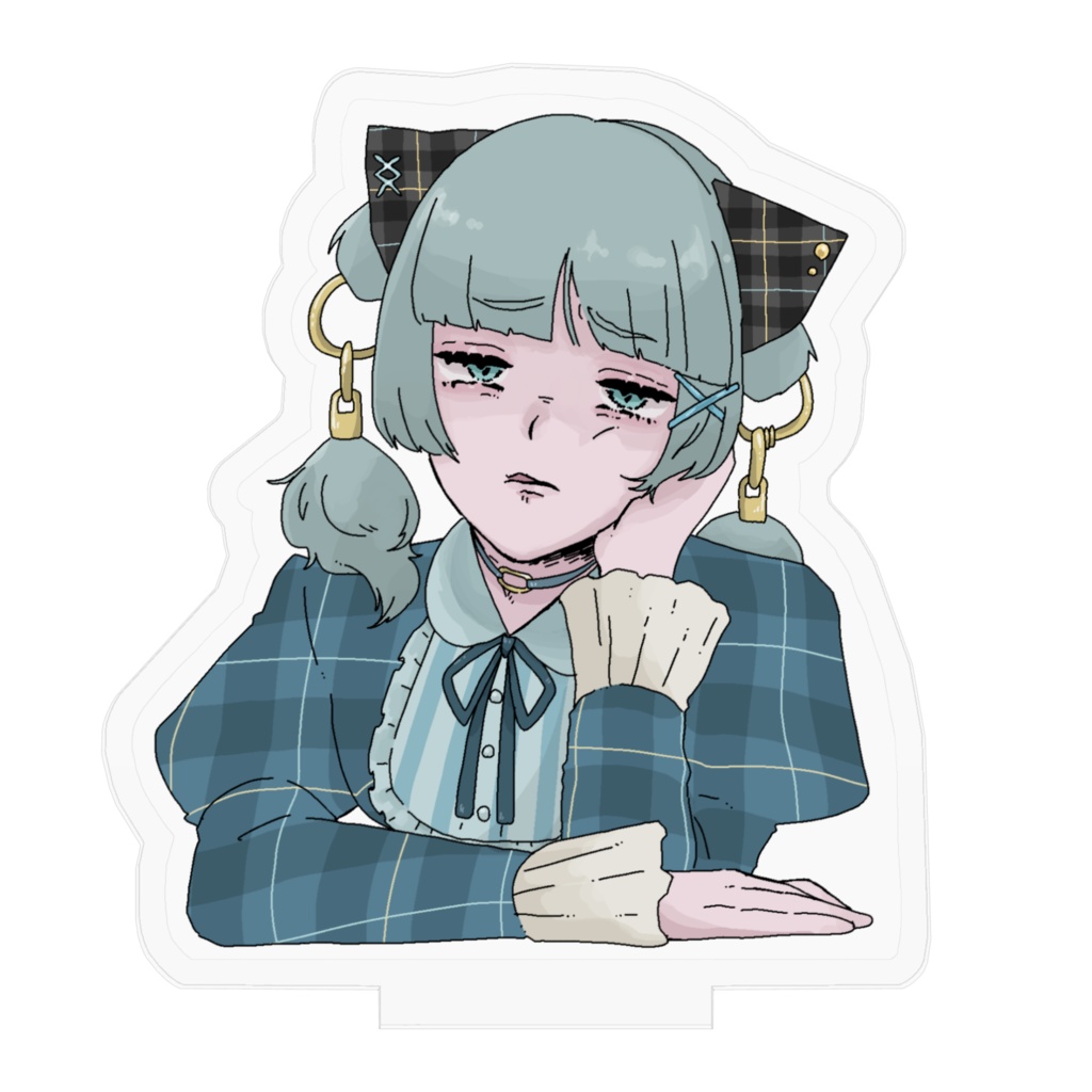 太刀猫 気ぃ悪いアクリルフィギュア