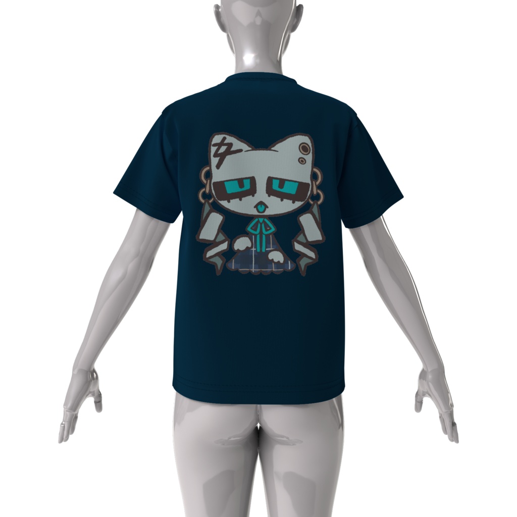 太刀猫両面お茶会T