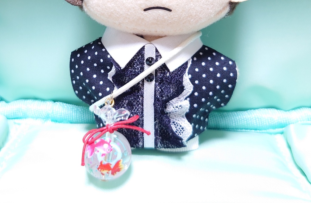 夏を楽しむポシェット風チャーム