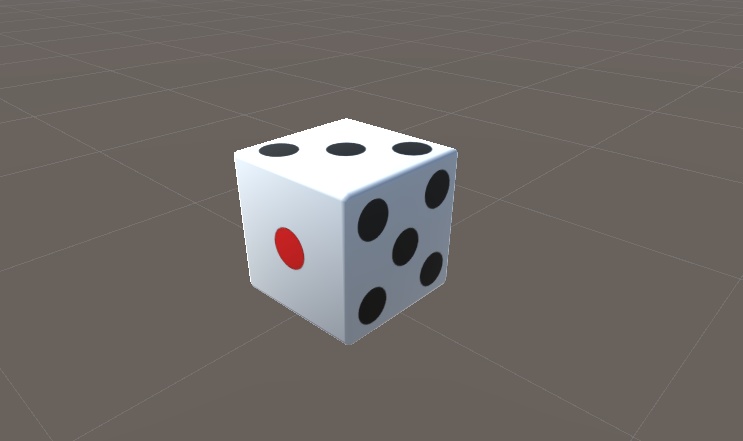 ３Dモデル　サイコロ